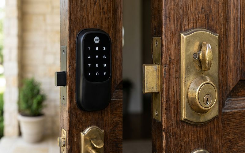 Smart lock versus traditional deadbolt comparison for San Carlos homes