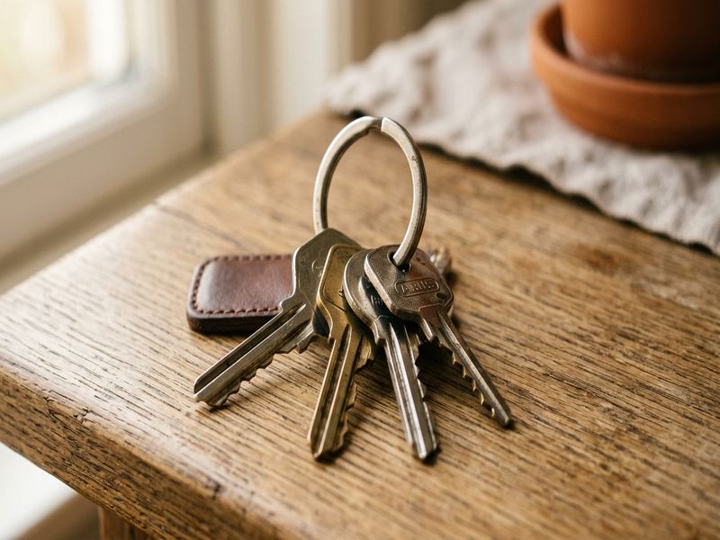 House keys on a key ring, Peninsula locksmith service